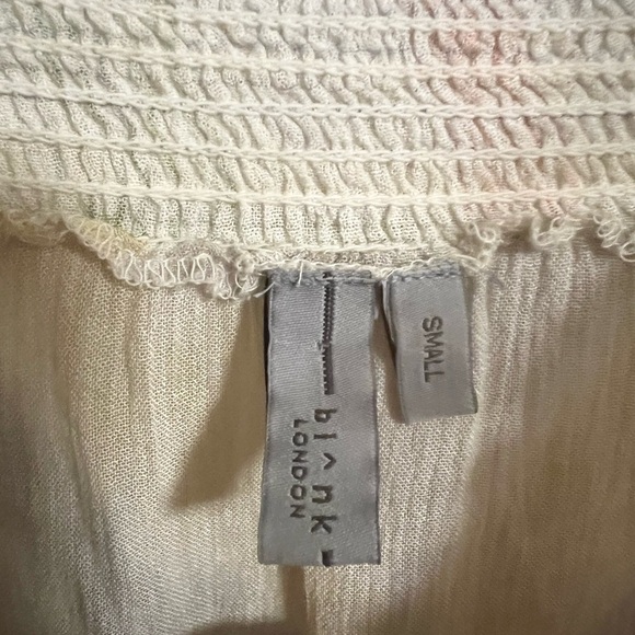 BLANK London Floral Watercolor Blouse with sequins RARE - Picture 2 of 7